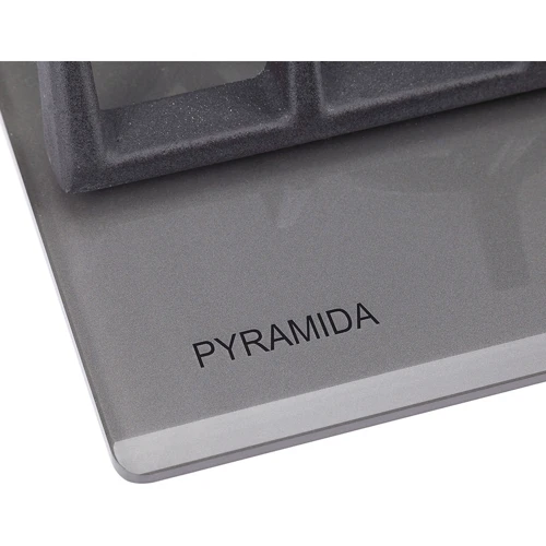 Варочная поверхность газовая Pyramida PFG 647 GRAY LUXE: Рабочая поверхность стекло (закаленное)
