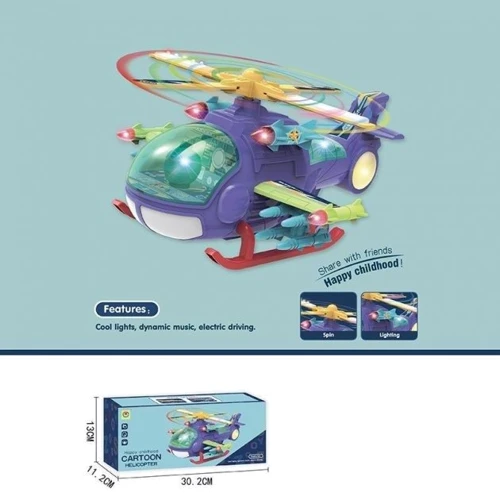 Вертоліт Star Toys музика, світло, звук, лопаті крутяться (8870-1A): Виробник Star Toys