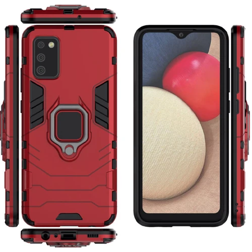 Аксессуар для смартфона Mobile Case Transformer Ring Dante Red for Samsung A025 Galaxy A02s: Тип накладка на заднюю часть