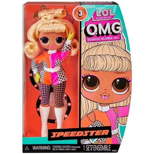 Кукла L.O.L. Surprise! серии O.M.G. HoS S3 – Спидстер (588580): Особенности С подставкой