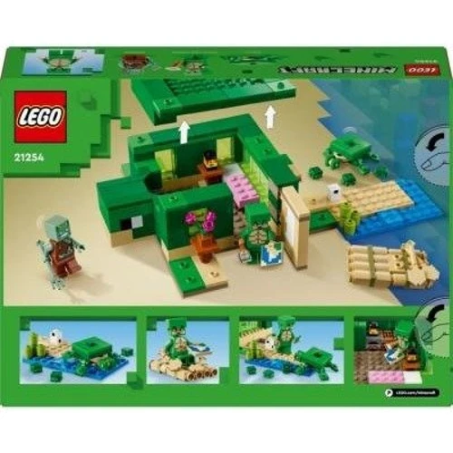 Конструктор LEGO Minecraft Пляжный дом в форме черепахи (21254) фото 6