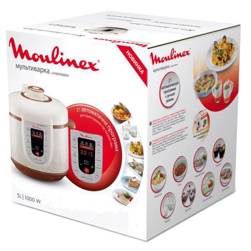 Мультиварка Moulinex CE501134: Количество программ (режимов) приготовления 21