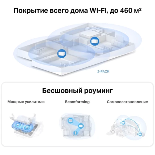 Маршрутизатор Wi-Fi Mercusys Halo H80X 2-pack фото 9