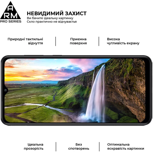Аксессуар для смартфона ArmorStandart Tempered Glass Pro Black for Samsung A022 Galaxy A02 / A025 Galaxy A02s (ARM58384) фото 5
