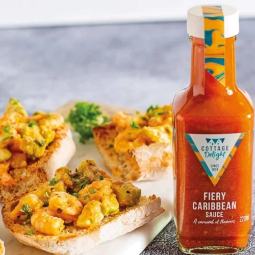 Соус карибский острый Cottage Delight Fiery Caribbean Sauce 220 мл (5021039024015) фото 3