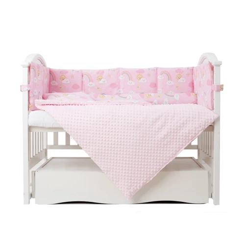 Постельный комплект Twins Sky 4060-TS-08 pink 6 эл. розовый: Тип постельный комплект