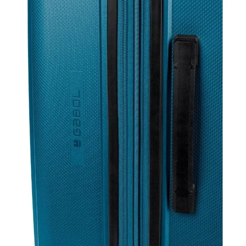 Чемодан Gabol Brooklyn (S) Turquoise бирюзовый (123922-018): Застежка Молния