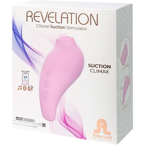 Вакуумный стимулятор Adrien Lastic Revelation Pink + APP