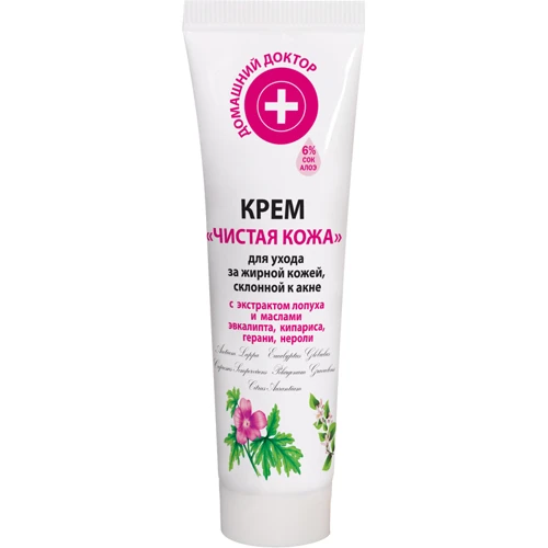 Домашний Доктор Крем для лица чистая кожа 30 ml: Пол Для женщин