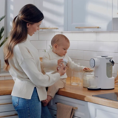 Машина для приготовления детской смеси Lionelo Babypresto White Natural (LOC-BABYPRESTO WHITE NATURAL): Цвет белый