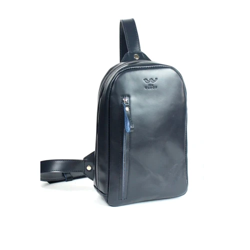 Чоловіча сумка-слінг The Wings синя (TW-Chest-bag-blue-ksr)