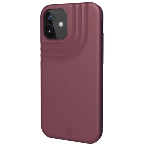 Чехол для iPhone Urban Armor Gear UAG [U] Anchfor Aubergine (11235M314747) for iPhone 12/iPhone 12 Pro: Материалы поликарбонат и полиуретан