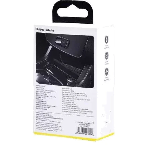 Зарядное устройство Baseus Car Charger 2хUSB T Shaped S-16 Car Bluetooth MP3 Player Black (CCMT000201) фото 14