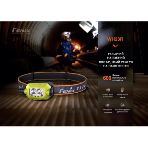 Фонарь туристический Fenix WH23R: Дальность подсветки, м 100
