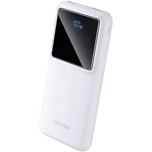 Внешний аккумулятор Vention Power Bank 10000mAh LED Display 22.5W White (FHKW0)