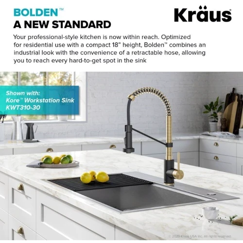 Змішувач для кухонного миття Kraus KPF-1610SFACBMB