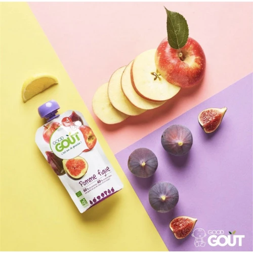 Пюре органічне Good Gout Яблуко, Інжир 120 г: Вік От 4 месяцев