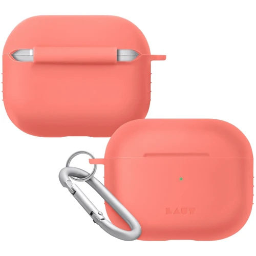 Чехол для наушников LAUT POD with Coral Pink (L_AP4_POD_P) for Apple AirPods 3