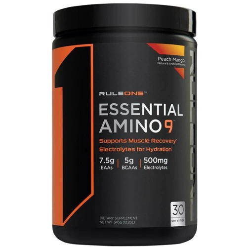 Аминокислота для спорта Rule 1 Essential Amino 9 345 g /30 servings/ Peach Mango