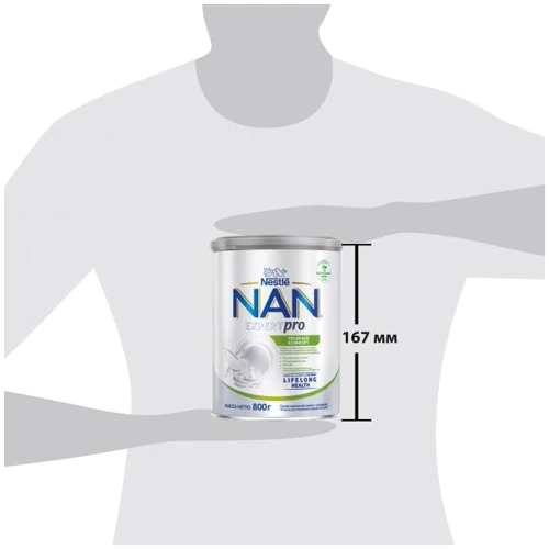 Дитяча суміш Nestle NAN Потрійний комфорт від народження 800 г (1000040): Вага, г 800