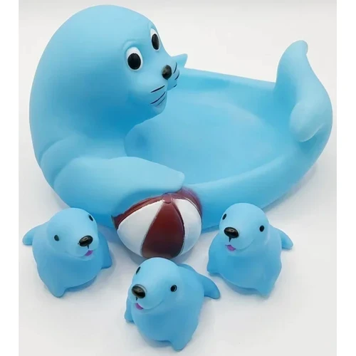 Набір іграшок для ванни Bibi Toys Сім'я морських котиків (4 шт) (760868BT)