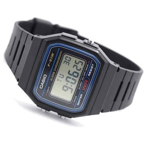 Наручний годинник Casio F-91W-1YEF: Стиль спортивний
