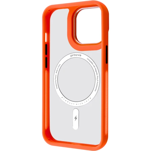 Чехол для iPhone Proove Clear Essence Case with Magnetic Ring Orange for iPhone 14 Pro Max: Тип чехла накладка на заднюю часть