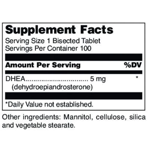 DHEA Douglas Laboratories 5 mg 100 tabs ДГЕА: Форма випуску таблетки