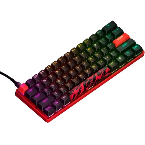 Клавіатура SteelSeries Apex 9 TKL UA OptiPoint Mini Faze Clan (64853): інтерфейс підключення USB