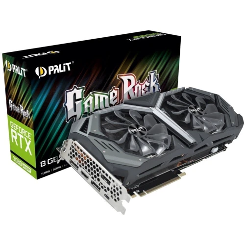 Відеокарта Palit GeForce RTX 2080 SUPER GameRock 8GB (NE6208S020P2-1040G): Обсяг пам'яті, Гб 8