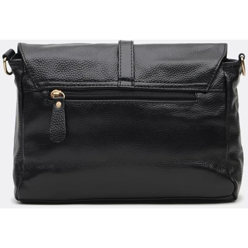 Женская сумка через плечо Borsa Leather черная (K10306-black): Страна производитель Украина
