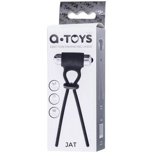 Эрекционная петля с вибрацией Toyfa A-Toys Erection enhancing lasso Jat