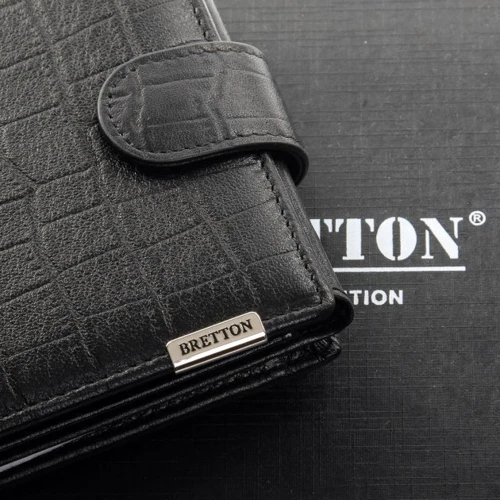 Мужское портмоне Bretton черное (M3722 black): Пол Мужской