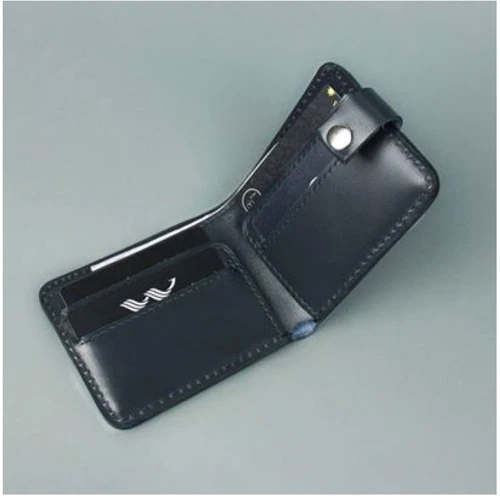 Мужское портмоне The Wings Mini 2.0 темно-синее (TW-PM-2-black-saf): Пол Мужской