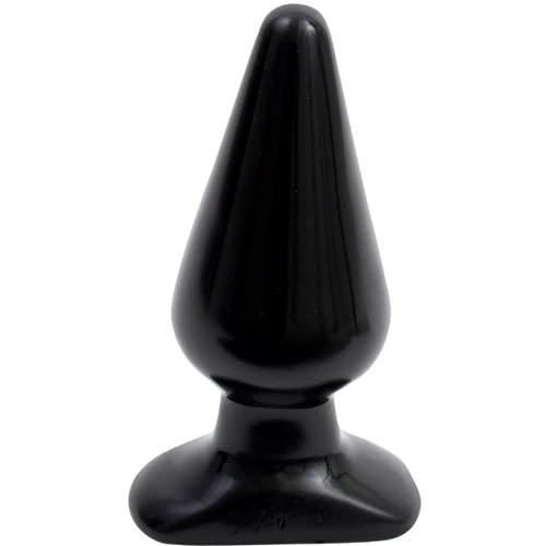 Анальная пробка Classic Butt Plug Large, черный, 10,6x5 см