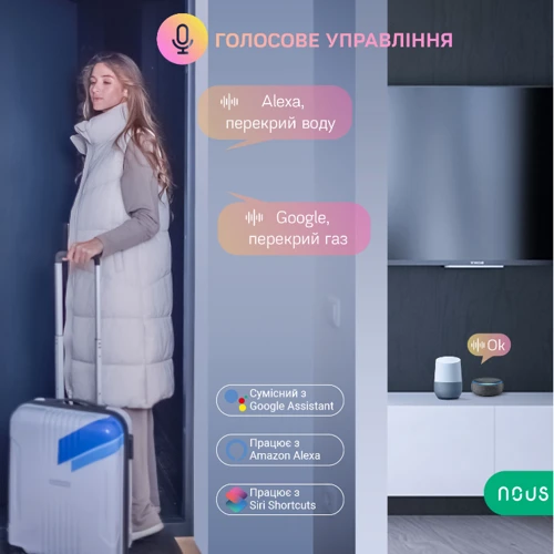 Кран шаровой с электроприводом Nous LZ3 фото 2