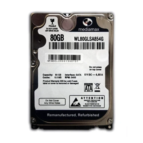 Внутренний жесткий диск Mediamax WL80GLSA854G