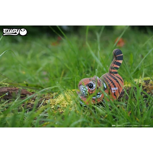 Сборная 3D модель Eugy Зоопарк: Тигр (XEG-012)