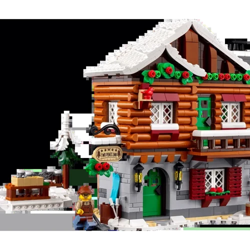 Блоковий конструктор LEGO Icons Альпійський будиночок (10325): Рекомендований вік 18+