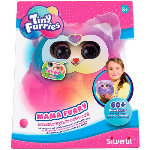 Интерактивная игрушка Tiny Furries S2 – МАМА ЛАЙМ (83683-LI): Тип животное