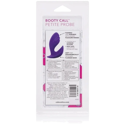 Массажер простаты Booty Call Petite Probe, фиолетовый