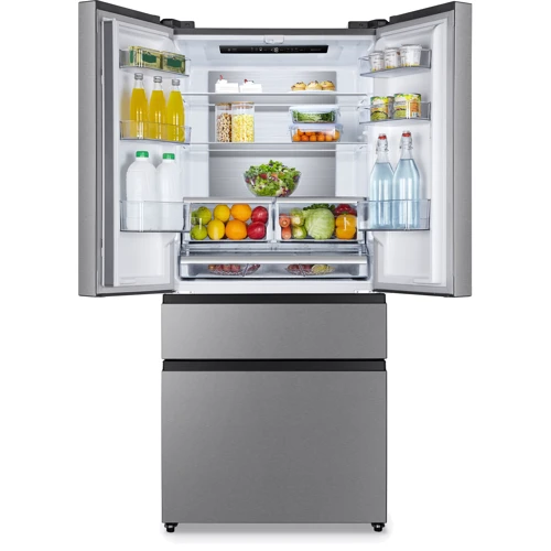 Холодильник Side-by-Side Gorenje NRM8181UX: Расположение морозильной камеры Нижнее