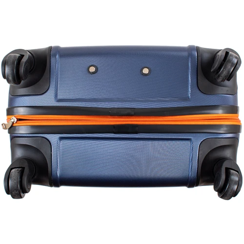 Чемодан Rogal S темно-синий (RGL720S-dark-blue-orange): Стиль Повседневный (Casual)