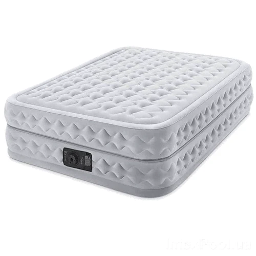 Надувний матрац Надувна ліжко з вбудованим електронасосом Intex Supreme Air-Flow Bed, 152 х 203 х 51 см. (64490): Кількість місць 2