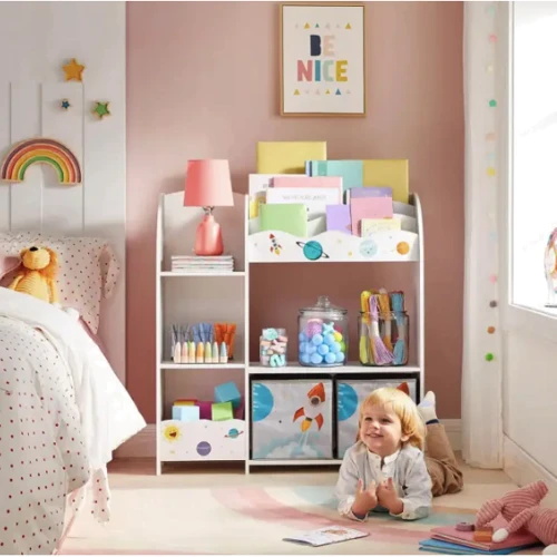 Стелаж-органайзер Hop-Sport Leobert Dreamer + 2 ящики кубика (5903332078448)