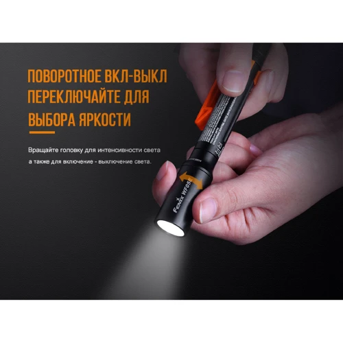 Ліхтар туристичний Фонарь ручной Fenix WF05E: Вага, г 38