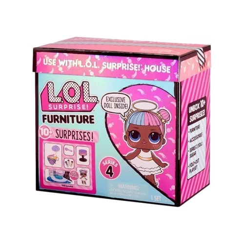 Игровой набор с куклой L.O.L. SURPRISE! серии Furniture Леди-Cахарок с тележкой сладостей (572626): Особенности Сюрприз