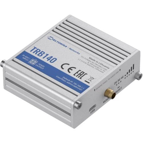 Маршрутизатор Wi-Fi Teltonika TRB140 (TRB140003000): Тип маршрутизатора Wi-Fi роутер