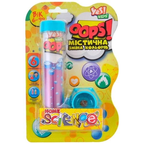 Набор химических экспериментов Oops! Мистическое изменение цветов, Yes Kids (953739)
