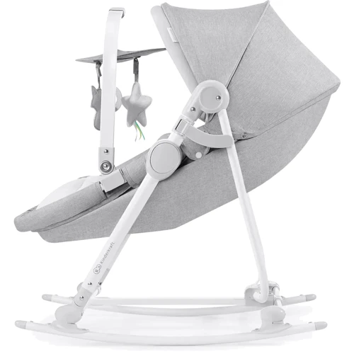 Шезлонг-гойдалка 5 в 1 Kinderkraft Nola Stone Grey (KBNOLA00GRY0000) фото 10